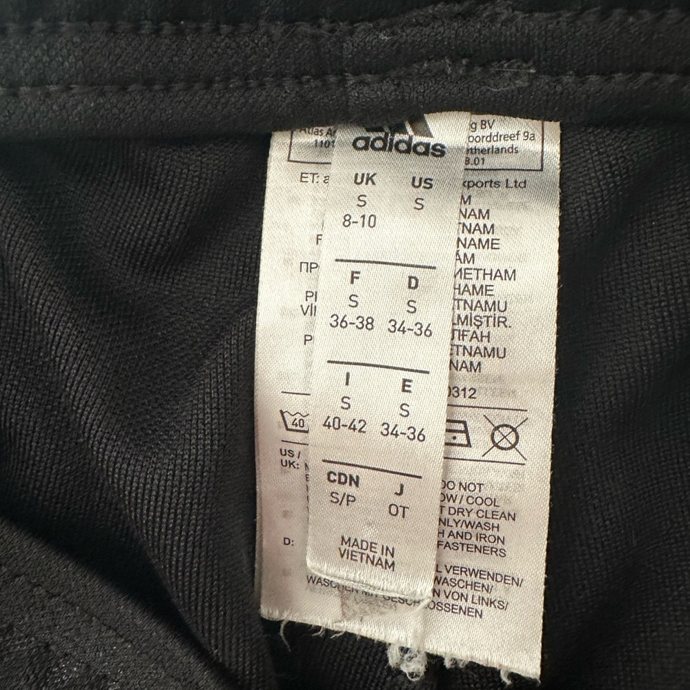 adidas Black “Climacool” Tiro 19 Joggers with Pink Triple Stripes - Picture 6 of 6